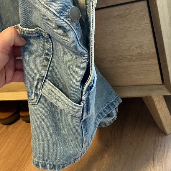 Billabong Blue Jean Shorts Overalls - Picture 11 of 11